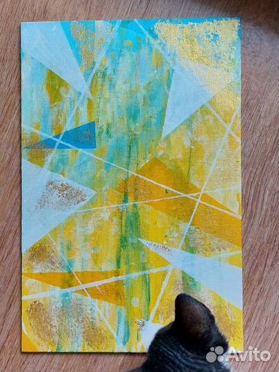 Картина акрилом на холсте