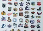 Наклейки стикеры эмблемы хоккейных команд NHL, нхл