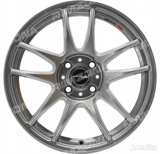 Литой диск work R17 4x100 sv. Примерка колес