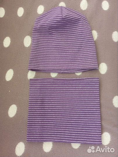 Шапка и снуд р-р 50-55 см