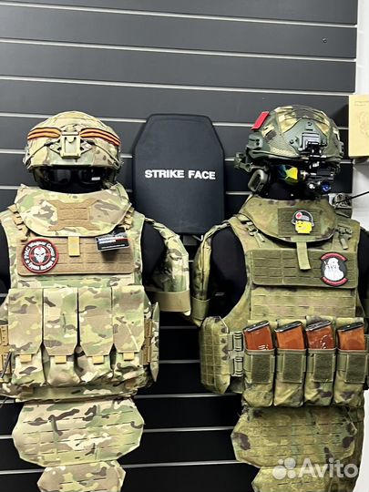 Штурмовой бронежилет в сборе