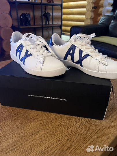 Мужские кожаные кеды