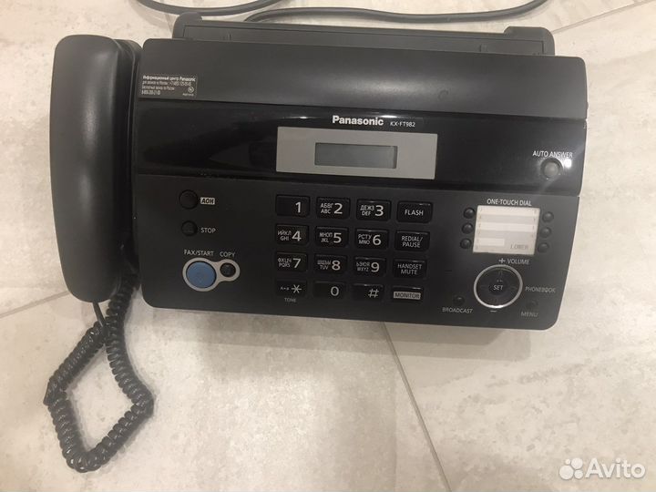 Факс panasonic