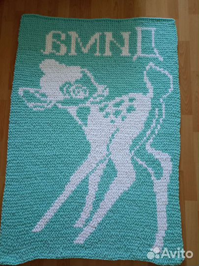 Детский плед из пряжи Alize puffy more