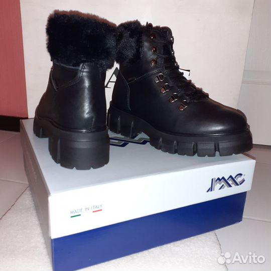 Ботинки iMac GoreTex,зима,p38,оригинал,кожа,Suomi