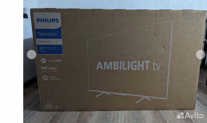 Philips 50PUS8108/60/экран-127см/4kuhd/8-серия/amb