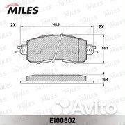 Колодки тормозные дисковые miles 2750271844