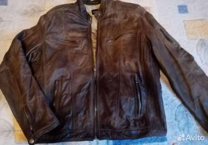 Куртка мужская кожаная