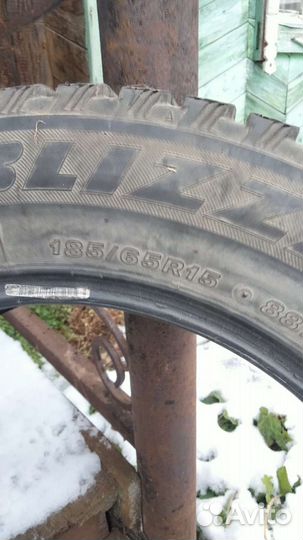 Bridgestone Blizzak Spike-02 185/65 R15