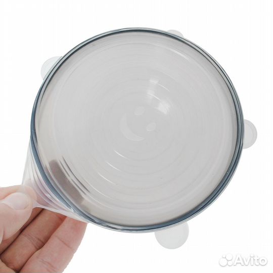 Силиконовые крышки многоразовые 6 шт