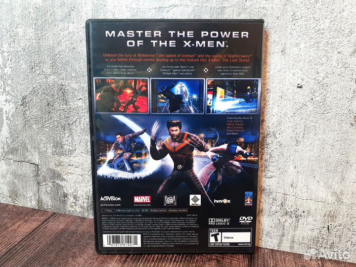 Игры ps2 X-Men The Official Game пс2 Playstation