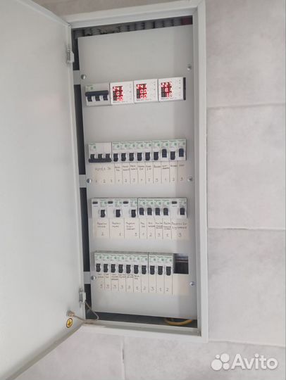 Электрик, работы в коттеджах