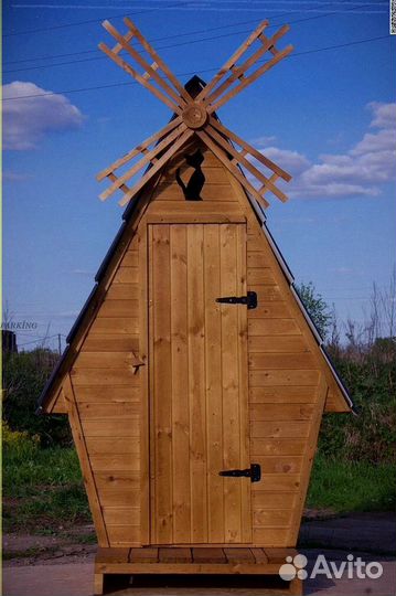 Уличный туалет с установкой Н202