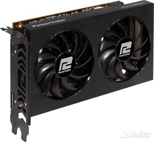 Видеокарта PowerColor AMD Radeon RX 6500 XT Fighter, 4GBD6-DH/OC, 4гб, gddr6, New