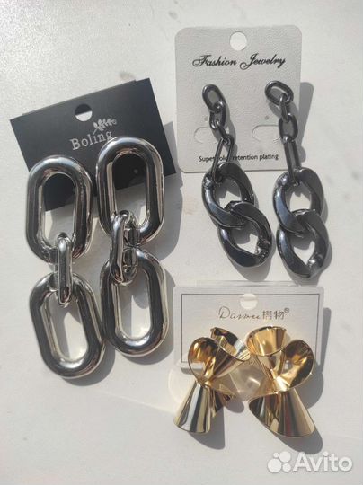 Серьги новые