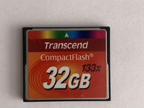 Карта памяти Compact Flash Transcend 32GB