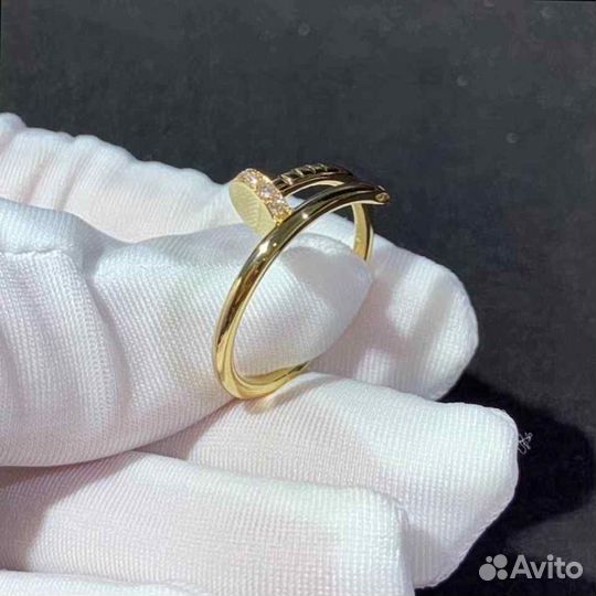 Cartier Кольцо золото, бриилианты 0,12 ct