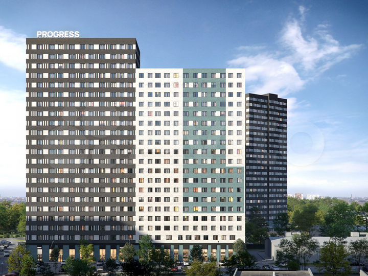 3-к. квартира, 63,5 м², 12/23 эт.