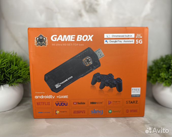 Game box 8k uhd+ Andoird TV