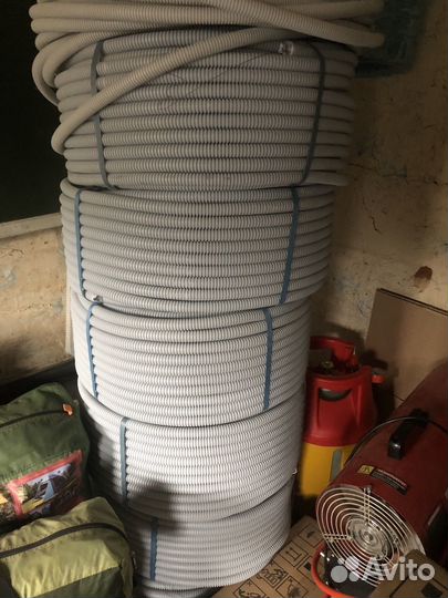 Труба гофрированная 20 мм с протяжкой