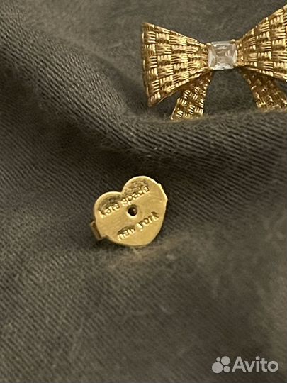 Серьги kate spade бантик