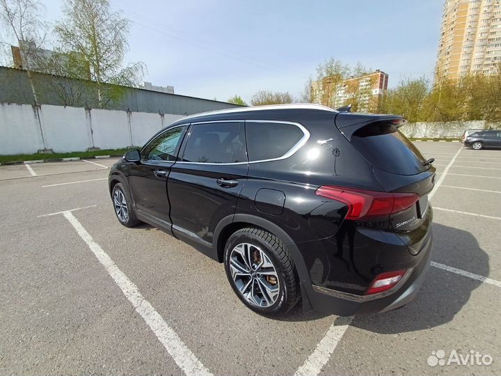 Hyundai Santa Fe 3.5 AT, 2019, 96 000 км