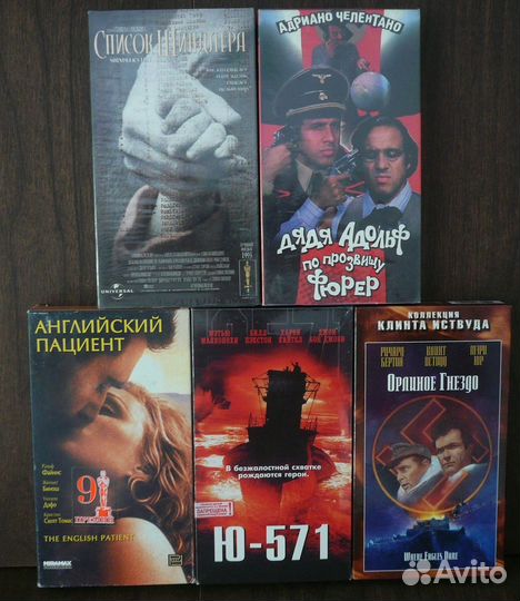 Видеокассеты VHS и диски DVD (фильмы)