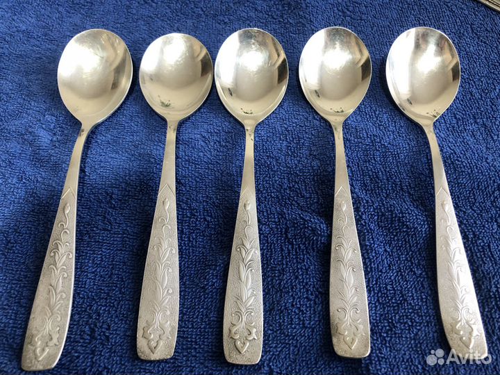 Столовые ложки мельхиор СССР
