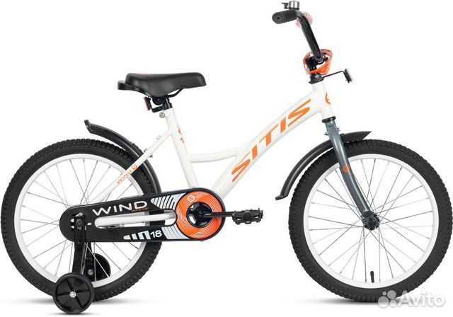 Велосипед sitis wind 18 (2023) White-Orange