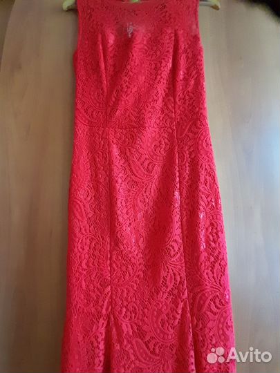 Платье на рост 172см, в пол. Гипюр. Новое. 2019г