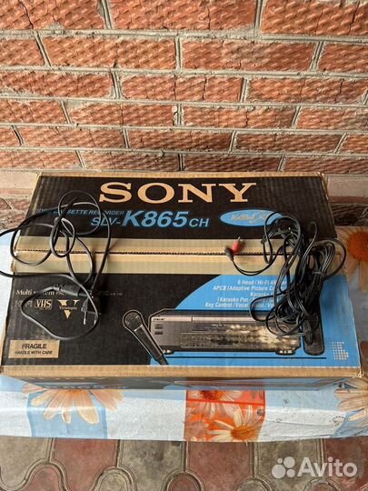 Видеомагнитофон sony VHS