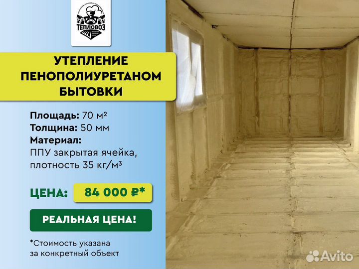 Утепление пенополиуретаном