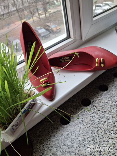 Туфли женские красные,40