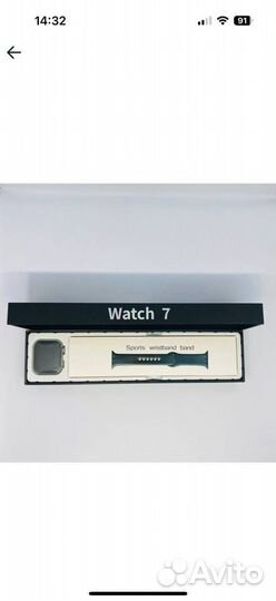 Умные часы SMART watch 7 series серебристые