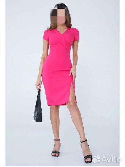 Розовое платье 52 54