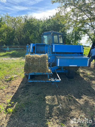 Пахота земли трактором