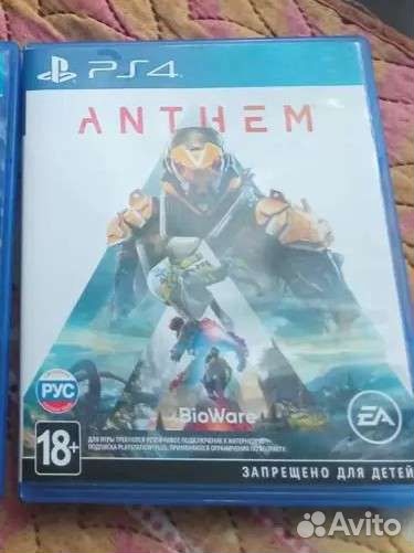 Диск ps4 anthem