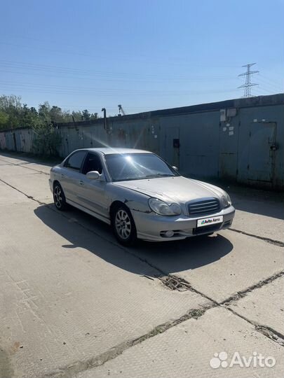 Hyundai Sonata 2.0 AT, 2005, битый, 310 000 км