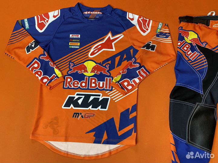 Костюм детский для мотокросса KTM эндуро BMX