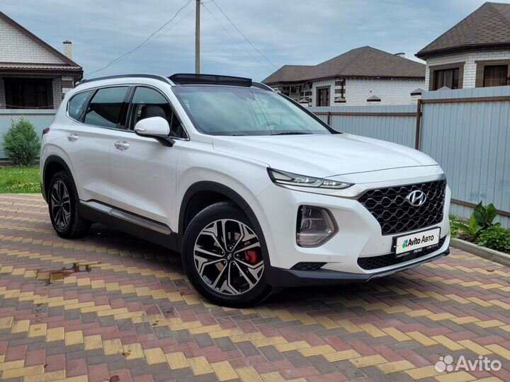 Hyundai Santa Fe 2.0 AT, 2018, 99 000 км