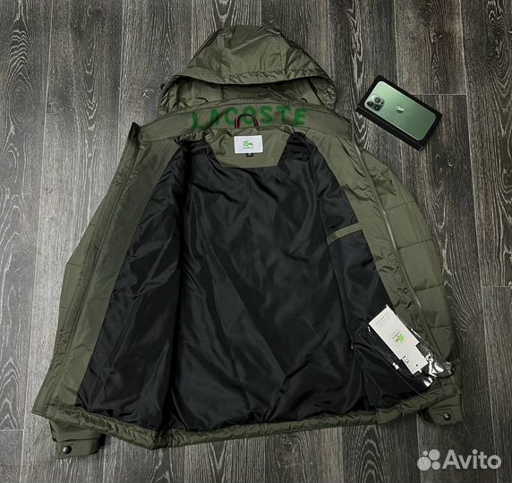Куртка мужская демисезонная Lacoste, размер 48,50