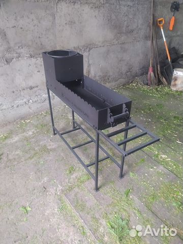 Мангал с кольцом под казан