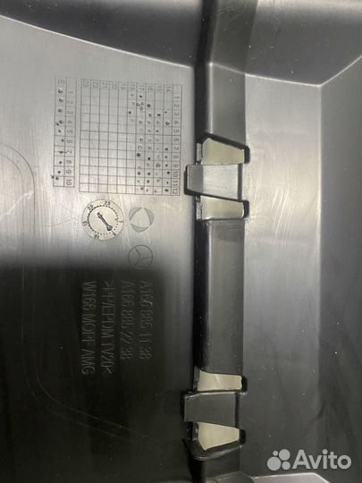 Спойлер бампера Mercedes W166 заднего