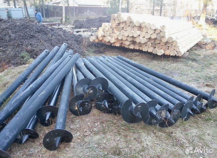Винтовые сваи под ключ Фундамент на винтовых сваях