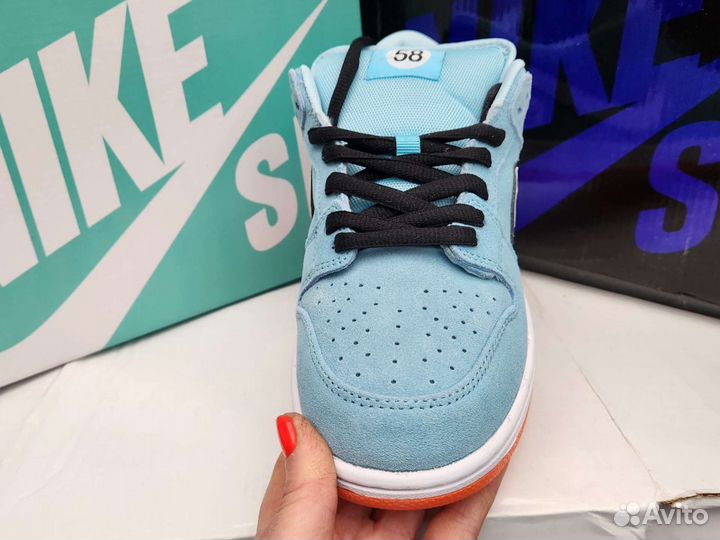 Кроссовки Nike SB dunk low club 58 gulf