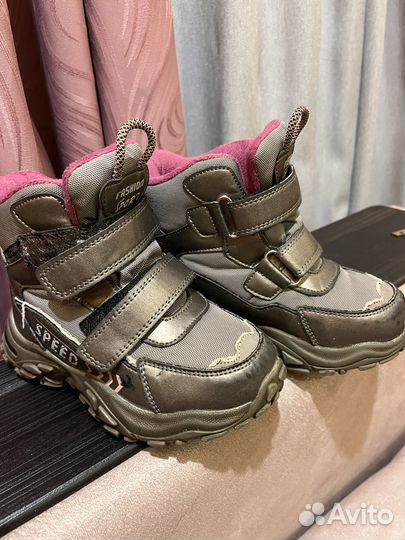 Ботинки зимние для девочки 28 размер