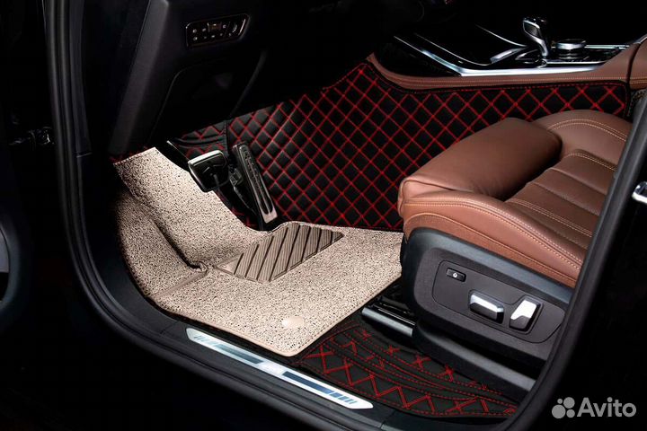 3D Коврики Range Rover Салон Багажник Экокожа