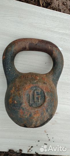 Гиря 16 кг СССР
