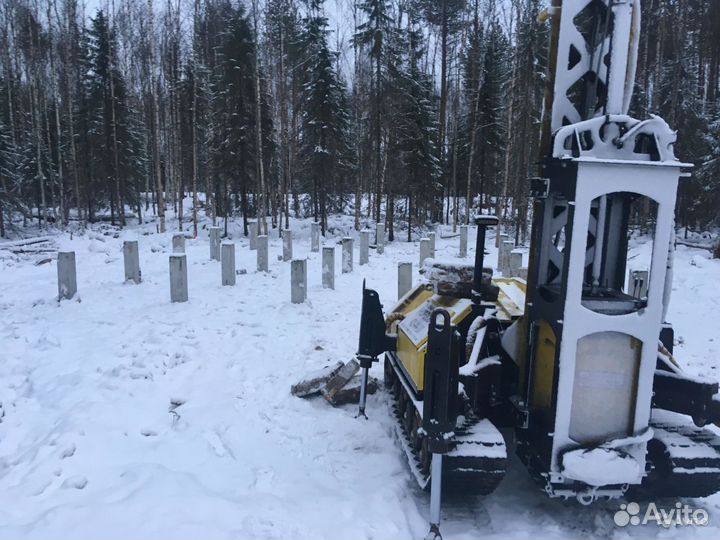 Фундамент на жб сваях / Жб сваи / Забивные сваи