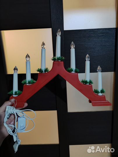 Новогодний decor ночник